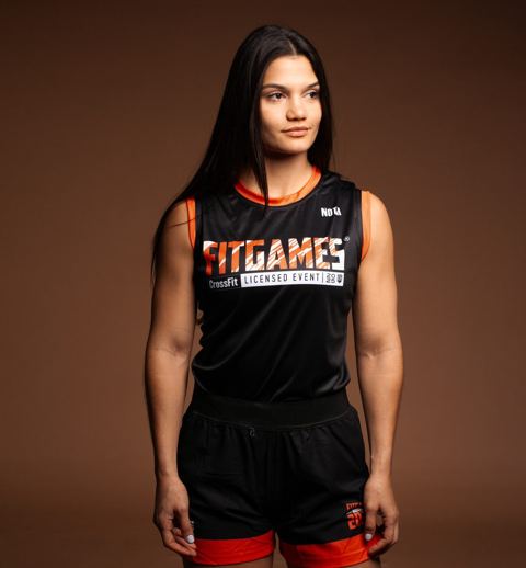 Short Naranja Femenino